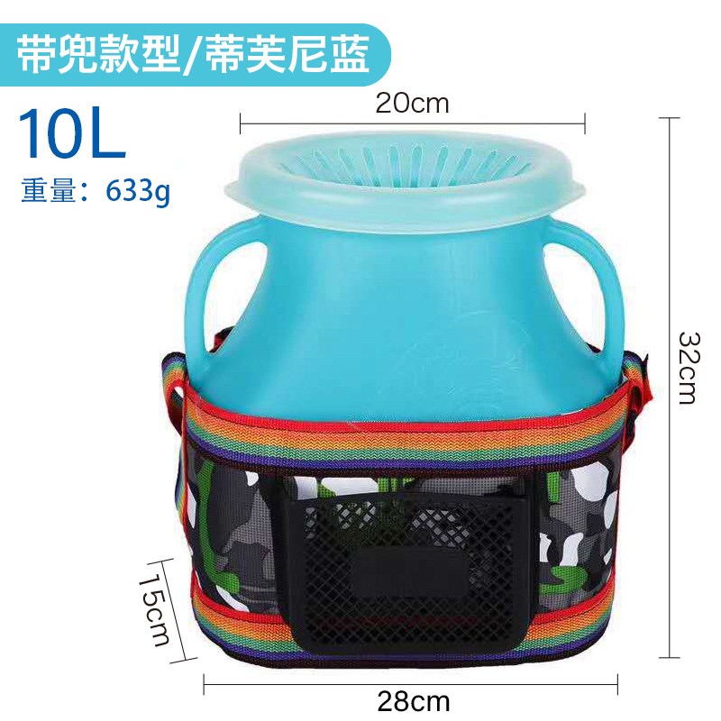 速发户外塑料鱼篓鱼携路亚抓鱼活鱼便网兜装篓箱鳝鱼黄鳝桶钓鱼小