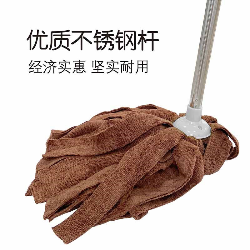 速发X普I超细纤维拖把自拧水毛把圆头墩布拖巾布吸水布条家用地拖