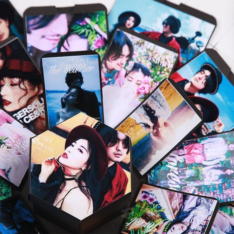 速发 Love Explosio Box Veties D Gift Pho bum H