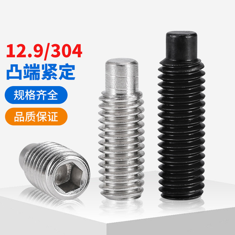 速发12.级/04不锈钢圆柱紧定内凸-螺丝钉六端机米钉4M5M6M8角M16