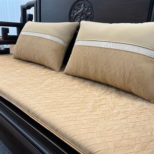 速发木式红木沙发坐垫双面两用轻奢简约实子椅中茶椅座垫防滑防水