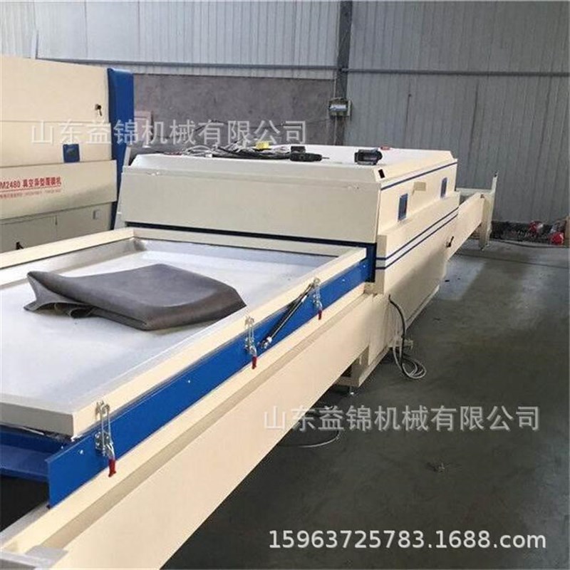 速发pvc复合吸塑胶覆膜机 板式门套硬包贴皮机 免拉手真空覆膜机