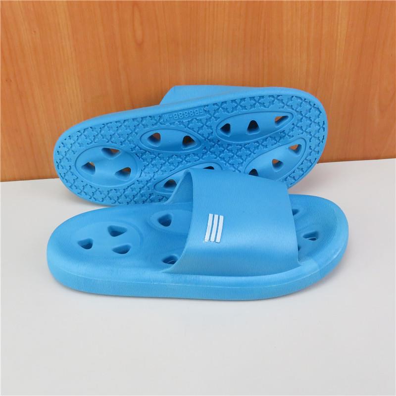 直销新款速干漏水镂空防滑洗澡拖鞋男女厚底舒适酒店宾馆浴室专用