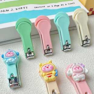 直销新款创意卡通指甲刀中小学生便捷小指甲钳家用美甲修甲指甲剪