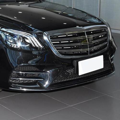 新款直销适用奔驰S系运动款222 885 7600前杠亮条前保险杠电镀ABS