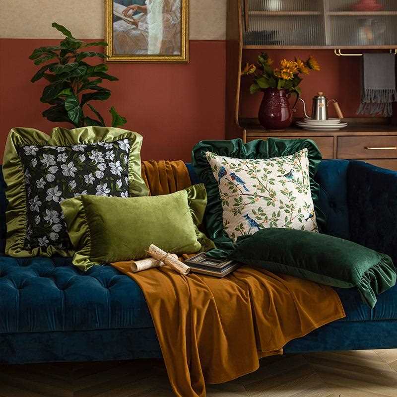 直销新款轻奢复古风抱枕美式民宿沙发样板间靠枕客厅沙发靠背枕床