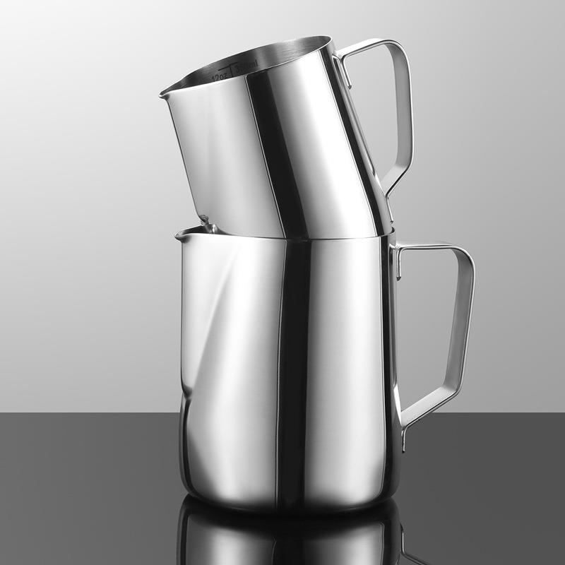 直销新款304不锈钢拉花杯咖啡拉花缸咖啡杯打奶杯不锈钢奶杯打奶