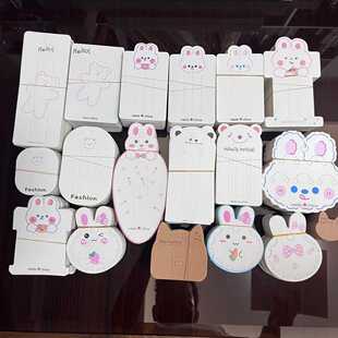 直销新款一百张!发饰卡纸饰品包装发夹卡纸白色云朵款发卡纸吊牌