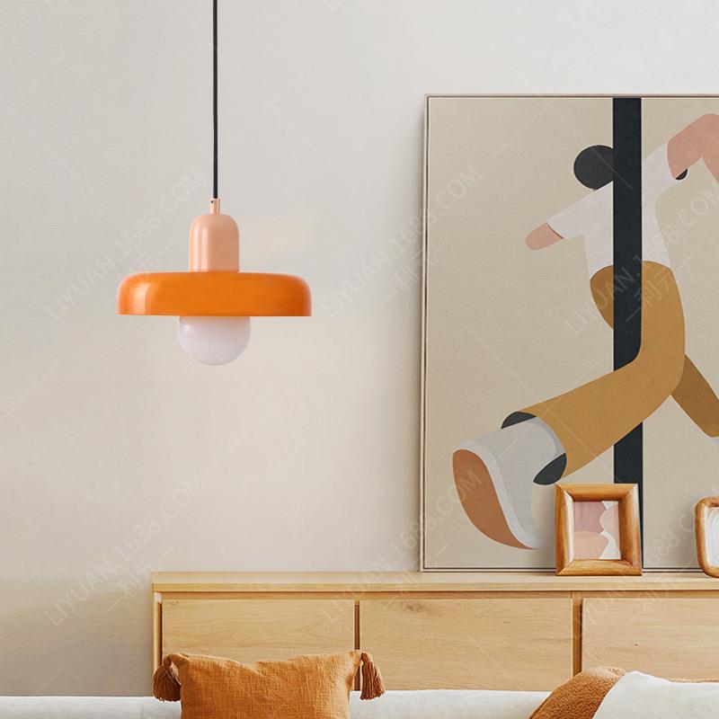 直销新款餐厅吊灯现代简约包豪斯卧室床头吊灯吧台餐桌中古孟菲斯