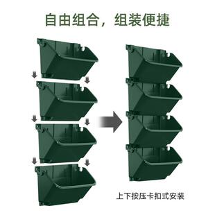 直销新款4个装 壁挂式花盆 跨境爆款创意阳台墙上装饰爬藤花架悬