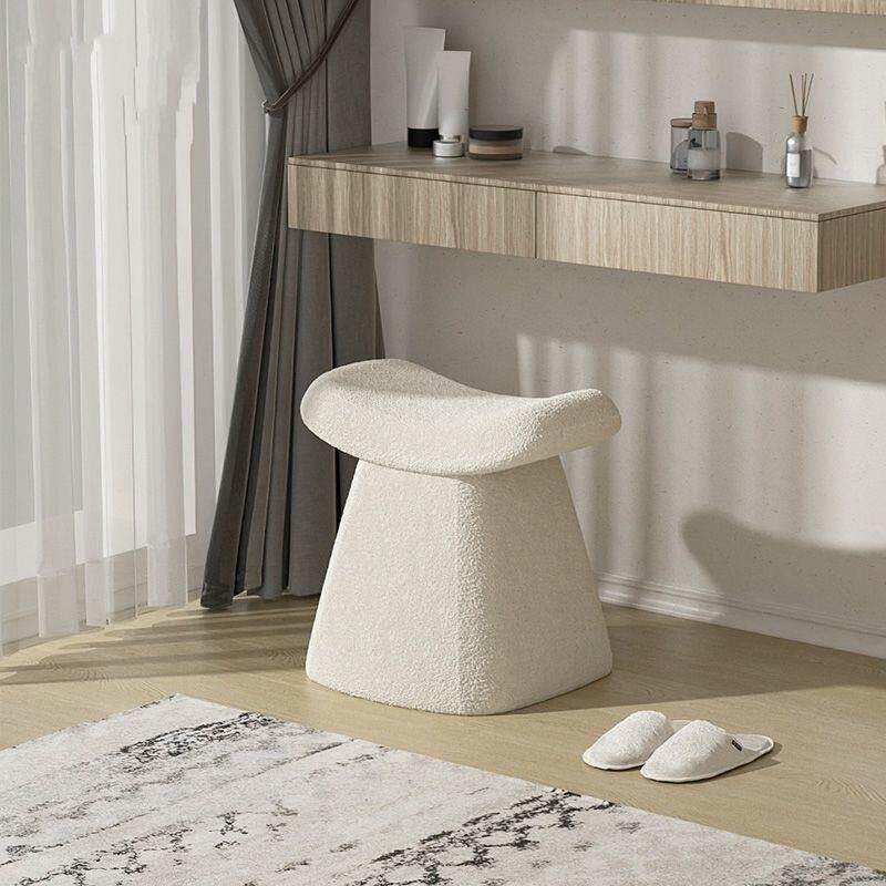 凳子家用室现代简约白色欧式凳家居IYH梳妆仙女女生奢卧化轻易恒
