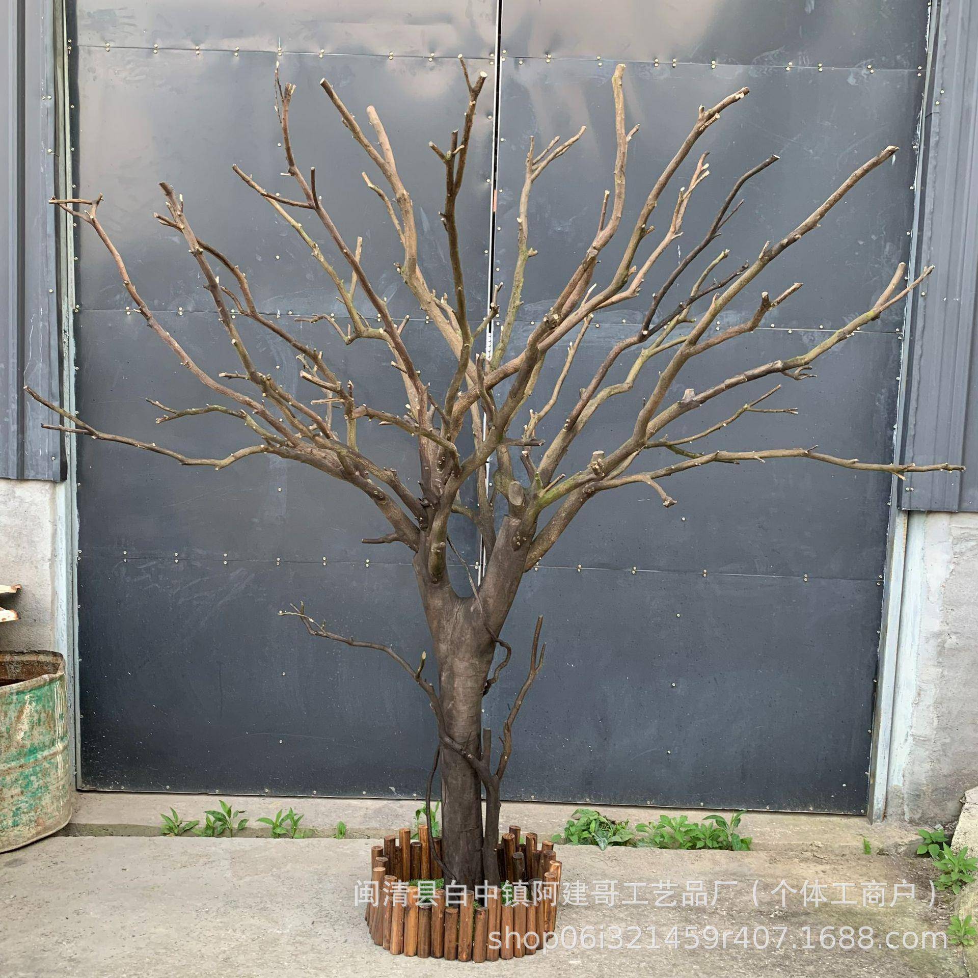 仿真枯木枝树实木攀爬OHM架树原木枯干物树枝宠跳台猫造型道具装