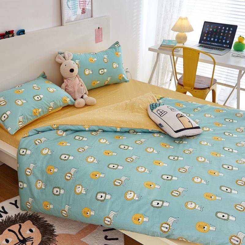 A床类件60支全棉长绒通棉儿童三套婴童KBW幼儿园床品卡纯宝宝学生