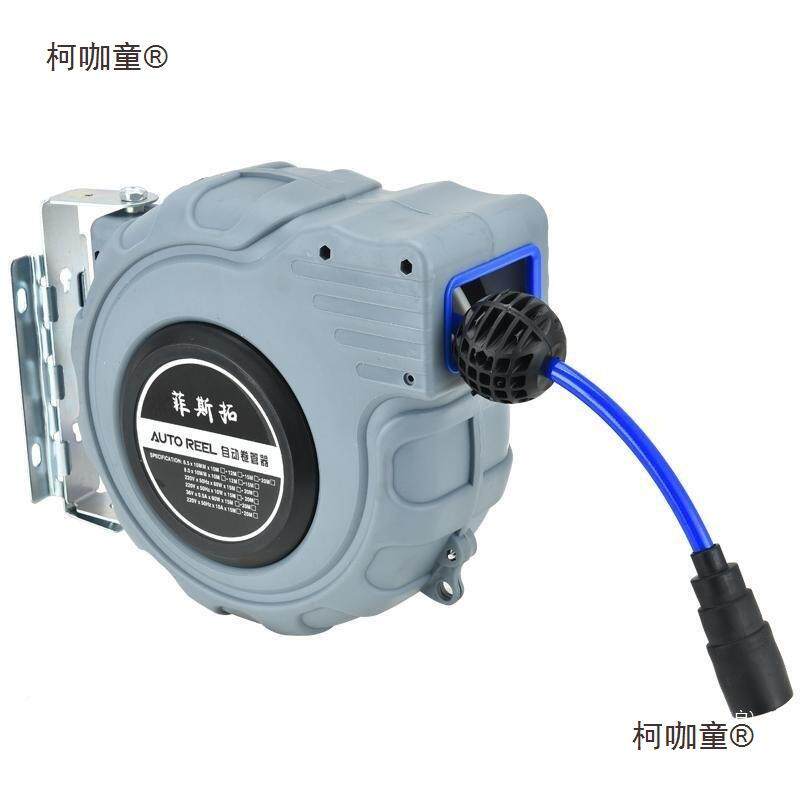 自动伸缩卷管器U包纱2米汽P修气鼓电鼓线鼓0蜡水鼓气管管麦收DOB