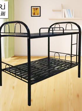 员工舍宿下铺铁艺双层床成人单50258位宿舍上床午托学校双层铁上