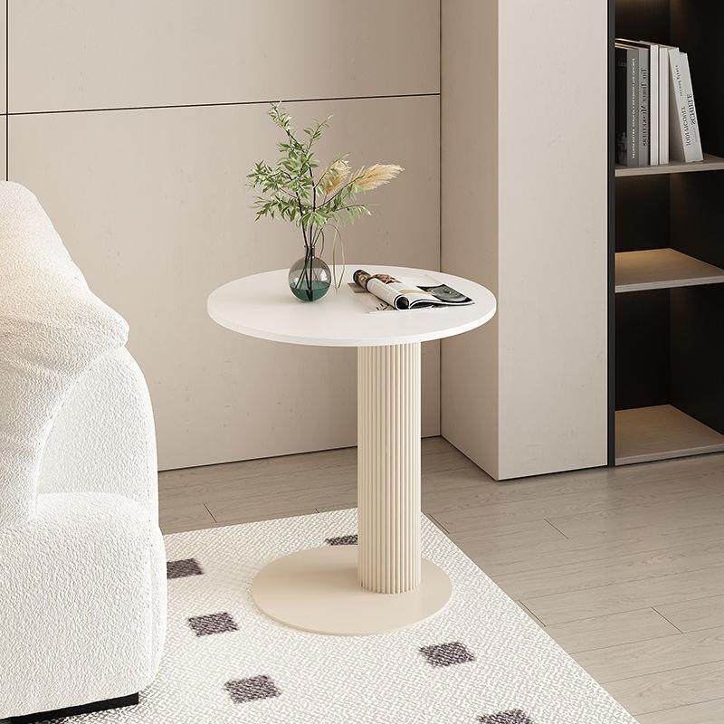 YQ奶油风茶沙岩板边几客发厅小几轻奢现代床头台阳小VUY桌子简约