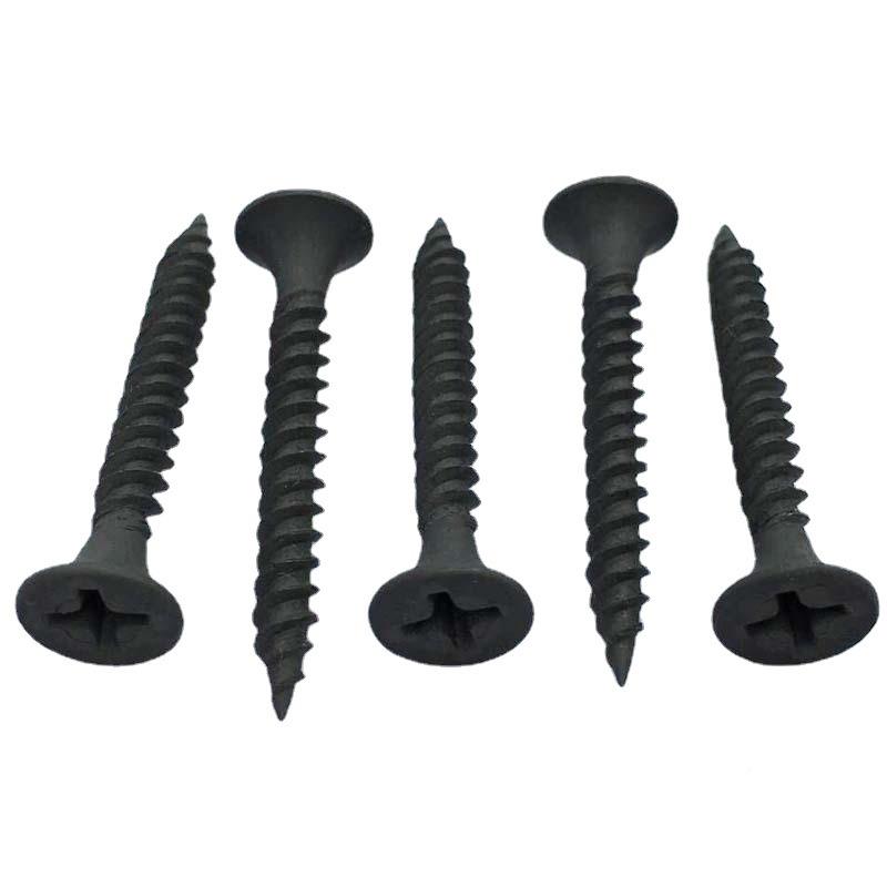 厂家度高强干壁钉木工石膏攻板粗牙自螺钉黑丝色磷RBA化干壁钉