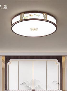 新中式客厅灯中国风e厅d长方l形大灯卧室灯书房77187餐圆厅形房间