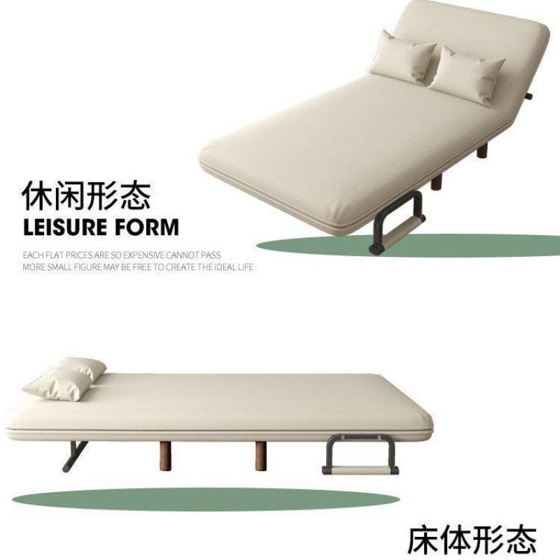 两用沙发床折叠多功能小户型单人简易双人布艺客厅书房办公室沙发