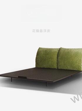 雯P6YAG3HZR浮1花瓣悬浮床钢架床主卧悬婚床可折叠意式复古中古现