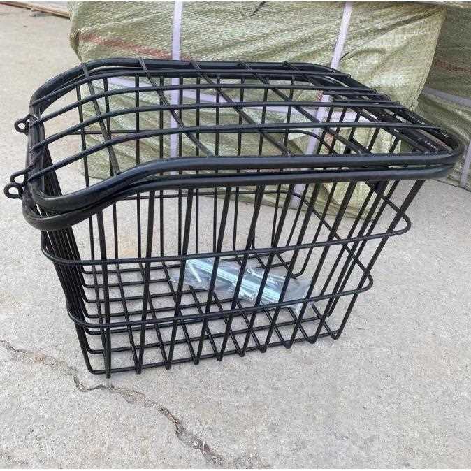 直销新款自行车后车筐山地车篮儿童折叠车后置篮子放书包单车后篮