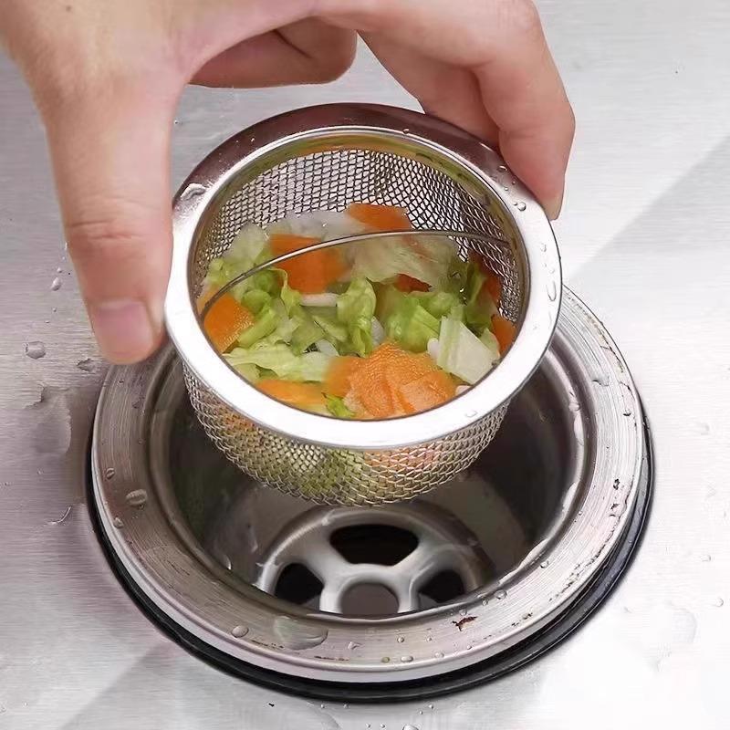 直销新款水槽加厚不锈钢通用过滤网厨房洗菜盆洗碗槽水池地漏网下