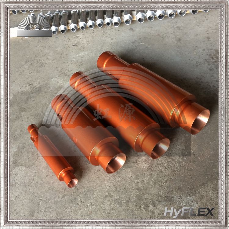 虹源牌不锈钢波纹管铜接头3”