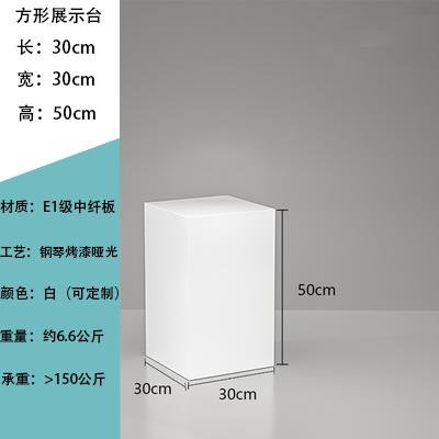 木质高档烤漆展示台地台橱窗展示台工艺品陈列架展台架柜模特基通