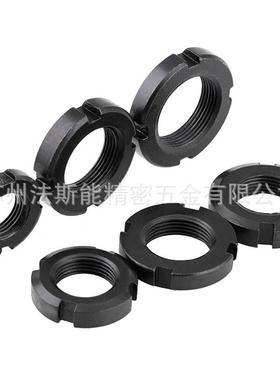 开槽圆螺四槽止退螺母G81B0/GB82轴承锁紧MTQH1母0小圆螺母法1斯