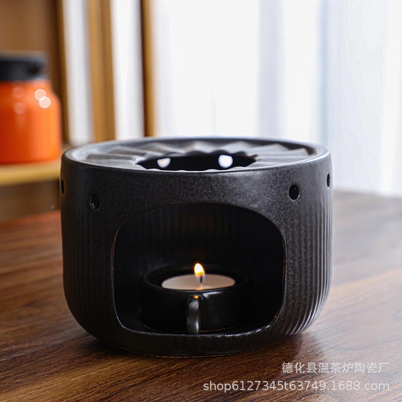 马克炭烧煮茶烧水壶SK066酒用炉餐厅店家酒陶瓷底座中式蜡烛加热