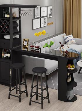 吧台简桌家F965HJM8用墙隔断玄靠关酒柜现代客约厅餐厅阳台小户型