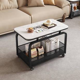 油几风客厅沙发侧边边意式 极简han1623收纳小奶推车置物可移动茶