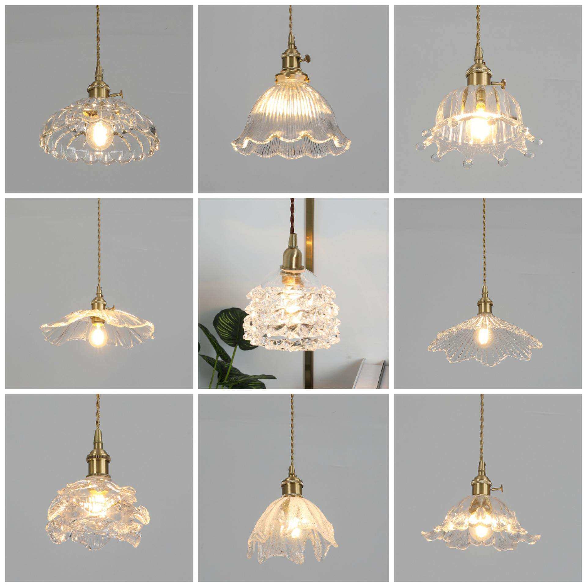 北欧全铜单头小吊灯现代简约卧室床头餐厅吧台灯日式复古玻璃灯具,3C数码配件,USB灯,淘宝优惠券,粉丝福利购,淘宝优惠卷