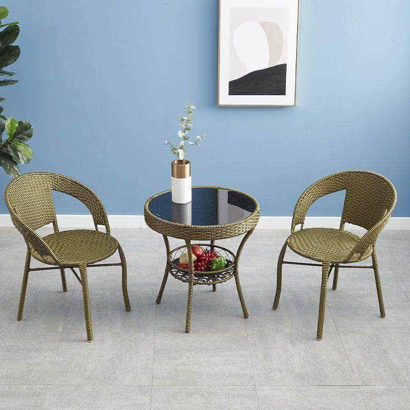 藤椅三件套阳台小桌椅室外露天户外庭院茶几组合休闲藤编靠背椅子,3C数码配件,USB灯,淘宝优惠券,粉丝福利购,淘宝优惠卷