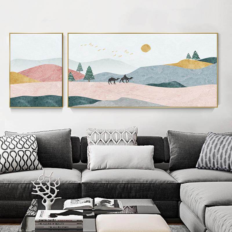 客厅现代装饰画室内简约抽象挂画北欧风格酒店民宿餐厅墙画,3C数码配件,USB灯,淘宝优惠券,粉丝福利购,淘宝优惠卷