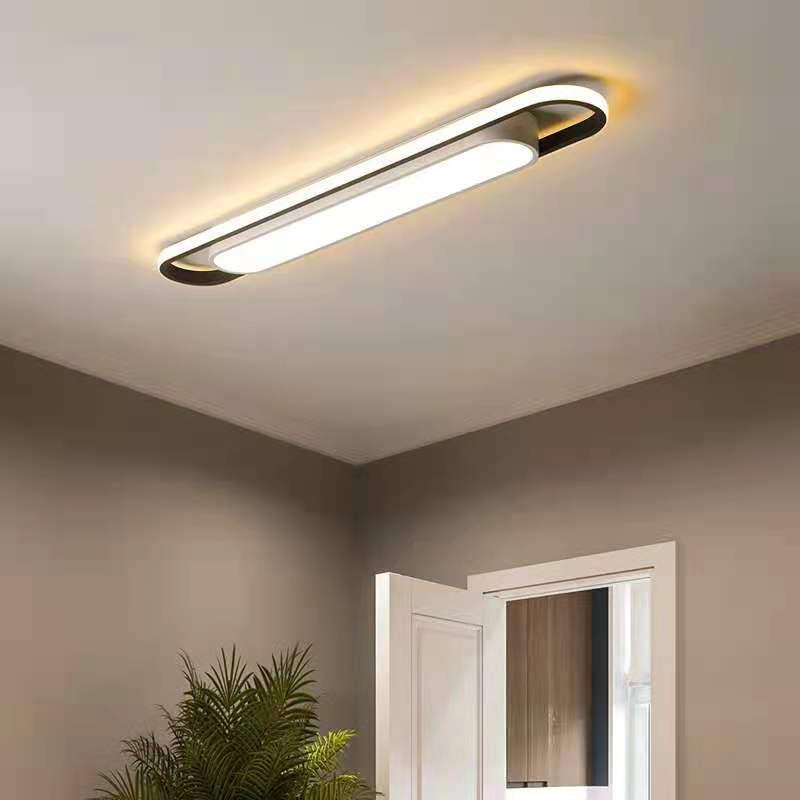 流行过道灯简约现代LED吸顶灯长形客厅走廊灯长条形创意阳台灯