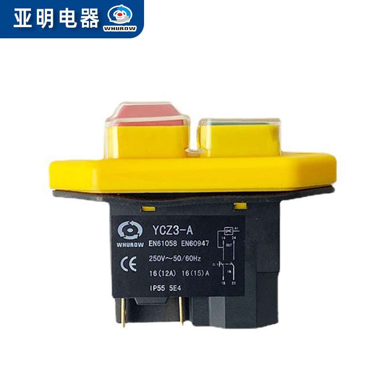 YCZ3-A磁力按钮电磁开关欠压保护切片机启动器电源代替KJD17B