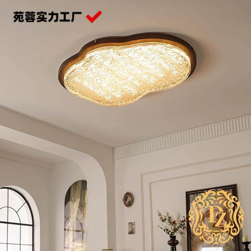 卧室吸顶灯中古现代简约客厅主灯全光谱护眼美式复古主卧灯,电子元器件市场,集成电路（IC）,淘宝优惠券,粉丝福利购,淘宝优惠卷