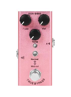 跨境爆款迷你电吉他效果器Fuzz法兹专业吉他单块效果器吉他配件