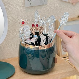 速发发簪收发盒头钗纳钗簪防收纳筒神器放古风步摇插梳发饰置物架