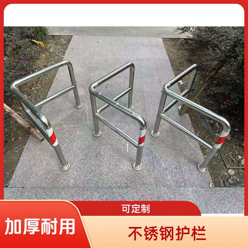 速发不锈钢护栏小区隔离04公园入口防撞门口防爆冲撞人车分流L型图片