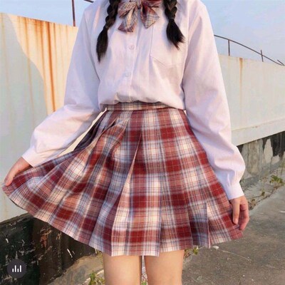速发合集正统jk格裙中牌学生jk制服套装温柔一刀水手服百褶裙