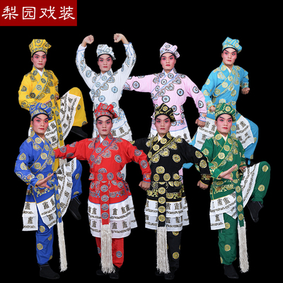 速发戏衣戏曲京剧戏服戏曲装装三岔口服服武生衣白花抱剧武生花打