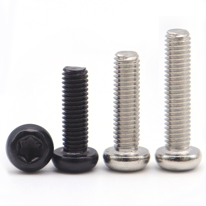 速发黑色加0.级高强度圆头梅花螺丝螺钉镀镍1硬M2.5*x4x5x6x8x10