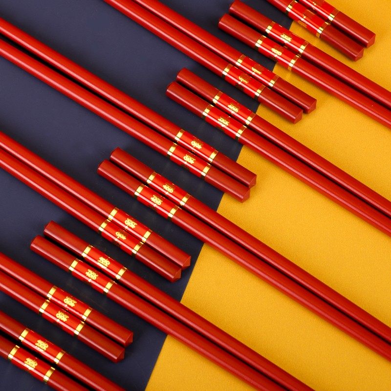 速发结婚婚庆庆品婚礼回礼喜用礼凤 对筷 喜筷 喜字龙物喜筷子 两