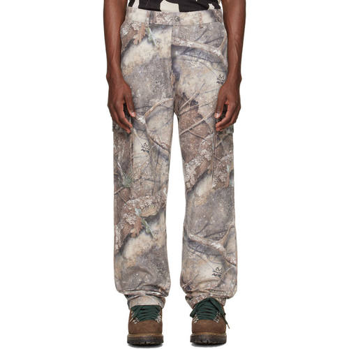 Represent 男士 长裤 卡其色 Realtree Camo 工装裤
