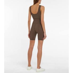 WARDROBE.NYC 女士 运动短裤 Release 02 弹性针织骑士短裤