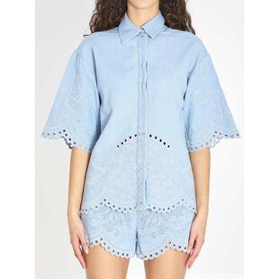 Zimmermann 兹默曼 女士 SS26 衬衫 DAYLIGHT 牛仔布