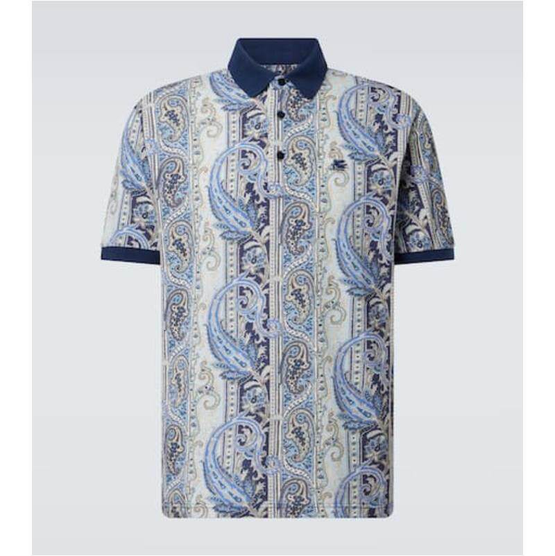 Etro 艾绰 男士 POLO衫 佩斯利棉质