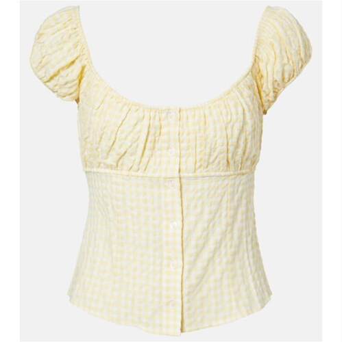 Montce 女士 上衣 Millie 方格棉布